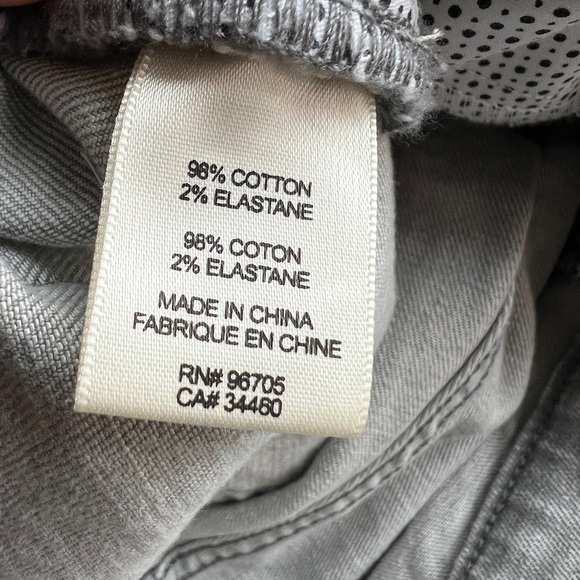 La Vie Rebecca Taylor INES Jeans Womens 28 Gray Mist Straight Ankle Length - Picture 14 of 14